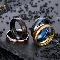 Esmalte de acero inoxidable anillo de dedo, acero inoxidable 304, unisexo & diverso tamaño para la opción, más colores para la opción, 6x2mm, Vendido por UD
