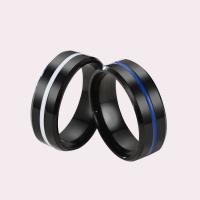 Titanium Steel Finger Ring, epoxy gel, fashion jewelry & for man 8mm 