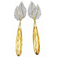 Crystal Drop Earring, Zinc Alloy, with Crystal, platinum plated, fashion jewelry & for woman 