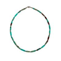Gemstone Necklaces, Natural Stone, Column, for woman Approx 45 cm 