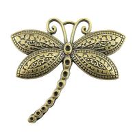 Zinc Alloy Animal Pendants, Dragonfly, plated, vintage & DIY 