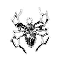 Zinc Alloy Animal Pendants, Spider, plated, vintage & DIY 