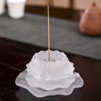 Lampwork Incense Seat, Flower, for home and office & durable 