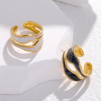 Stainless Steel Finger Ring, 304 Stainless Steel, 18K gold plated, fashion jewelry & for woman 