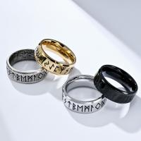 Titanium Steel Finger Ring, polished, fashion jewelry & for man 8mm 