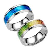 Titanium Steel Finger Ring & for man & enamel 