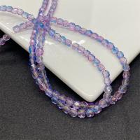 Perlas de cristal de moda, Bricolaje, más colores para la opción, 4mm, 2Strandsfilamento/Grupo, 100PCs/Sarta, Vendido por Grupo