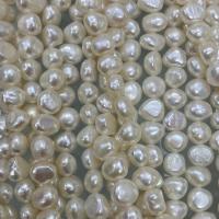 Keshi Cultured Freshwater Pearl Beads, Baroque, DIY, white, 7-8mm Approx 15 Inch 