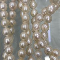 Baroque Cultured Freshwater Pearl Beads, DIY, white, 10-11mm Approx 15 Inch 