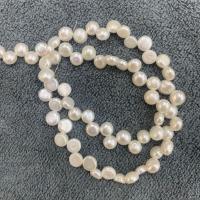 Keshi Cultured Freshwater Pearl Beads, DIY, white, 6-7mm Approx 15 Inch 