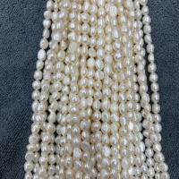 Keshi Cultured Freshwater Pearl Beads, Baroque, DIY, white, 5-6mm Approx 15 Inch 