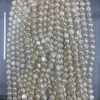 Barock kultivierten Süßwassersee Perlen, Natürliche kultivierte Süßwasserperlen, DIY, weiß, 9-10mm, Länge:ca. 15 ZollInch, verkauft von Strang