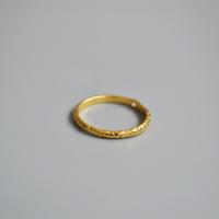 Цирконий Micro Pave Латунь палец кольцо, плакированный настоящим золотом, ювелирные изделия моды & разный размер для выбора & инкрустированное микро кубического циркония & Женский, Золотой, продается PC