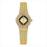 Women Wrist Watch, Zinc Alloy, with Glass, Singaporean movement, plated, Life water resistant & for woman & with rhinestone Approx 20 cm 