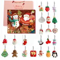 Children DIY String Beads Set, Zinc Alloy, with Resin, plated, Christmas Design & for children Approx 6.3 Inch, Approx 18.9 Inch 