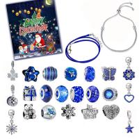 Children DIY String Beads Set, Zinc Alloy, plated, Christmas Design & Unisex & enamel Approx 19.7 Inch 