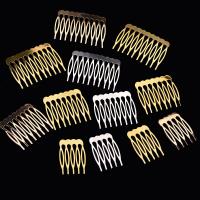 Hair Comb Findings, Brass, plated 
