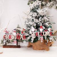Wood Christmas Tree Decoration, handmade 