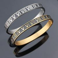 Stainless Steel Bangle, 304 Stainless Steel, plated, fashion jewelry & Unisex & epoxy gel 65mm 