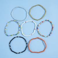 Fashion Jewelry Anklet, Resin, 7 pieces & for woman, mixed colors Approx 22 cm, Approx 20 cm 