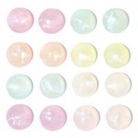 Acrylic Jewelry Beads, Dome, DIY & luminated, mixed colors 