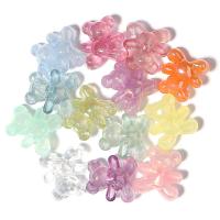 Jelly Style Acrylic Beads, Bear, DIY Approx 4mm 