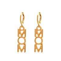 Zinc Alloy Drop Earring, KC gold color plated, fashion jewelry & for woman, golden, 39mm 