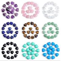 Einzelne Edelstein Perlen, Herz, DIY & kein Loch, keine, 15x10mm, verkauft von PC