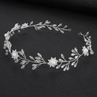Headband, Zinc Alloy, with Crystal & Plastic Pearl, fashion jewelry & for children 
