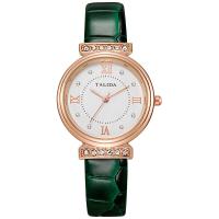 Women Wrist Watch, Zinc Alloy, with Synthetic Leather & Glass, Life water resistant & Chinese movement & for woman & with rhinestone 