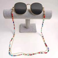 Zinklegierung Brillenkette, mit Kristall, Anti-Skidding & für Frau, keine, Länge:ca. 75 cm, verkauft von PC