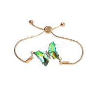 Zinc bracelets en strass en alliage , alliage de zinc, Réglable & bijoux de mode & pour femme & avec strass, plus de couleurs à choisir Environ 8.27 pouce, Vendu par PC