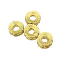 Brass Spacer Beads, gold color plated, fashion jewelry & DIY, golden Approx 2mm 