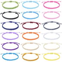 Mode créer Bracelets cordon de cire, corde de cire, fait à la main, unisexe & réglable, plus de couleurs à choisir Environ 15-25 cm, Vendu par PC