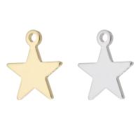 Brass Star Pendants, plated, fashion jewelry & DIY Approx 1mm 