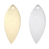 Brass Leaf Pendants, plated, fashion jewelry & DIY Approx 1mm 