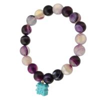 Gemstone Bracelets, fashion jewelry & for woman, purple Inch 