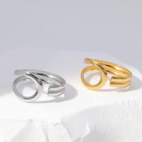 Stainless Steel Finger Ring, 304 Stainless Steel, Vacuum Ion Plating, fashion jewelry & for woman 