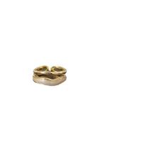 Нержавеющая сталь Rhinestone палец кольцо, Нержавеющая сталь 304, с Ракушка, плакированный настоящим золотом, ювелирные изделия моды & Женский & со стразами, Много цветов для выбора, размер:6-8, продается PC