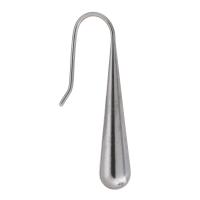 Stainless Steel Hook Earwire, 304 Stainless Steel, for woman, original color 0.8mm 