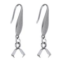 Stainless Steel Hook Earwire, 304 Stainless Steel, machine polishing & for woman, original color 