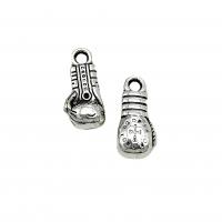 Zinc Alloy Jewelry Pendants, Boxing Glove, antique silver color plated, vintage & DIY Approx 