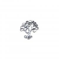 Zinc Alloy Jewelry Pendants, Tree, antique silver color plated, DIY & hollow Approx 