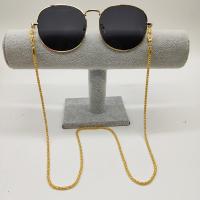 Messing Brillenkette, mit Eisen, Anti-Skidding & für Frau, keine, Länge:ca. 75 cm, verkauft von PC