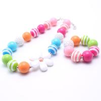 Acrylic Children Jewelry Sets, Resin, with Acrylic, with 3.94inch extender chain, handmade, fashion jewelry 20mm Approx 14.17 Inch 