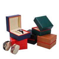 Leather Watch Box, PU Leather, Square, durable [