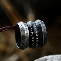 Titanium Steel Finger Ring, polished, vintage & Unisex US Ring 