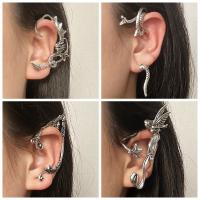 Zinc Alloy Earring Wrap, silver color plated, fashion jewelry & for woman 