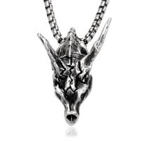 Stainless Steel Pendants, 316L Stainless Steel, Dragon, polished, vintage & DIY 