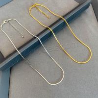 Brass Jewelry Necklace, with 5cm extender chain, plated, fashion jewelry & for woman Approx 38 cm 